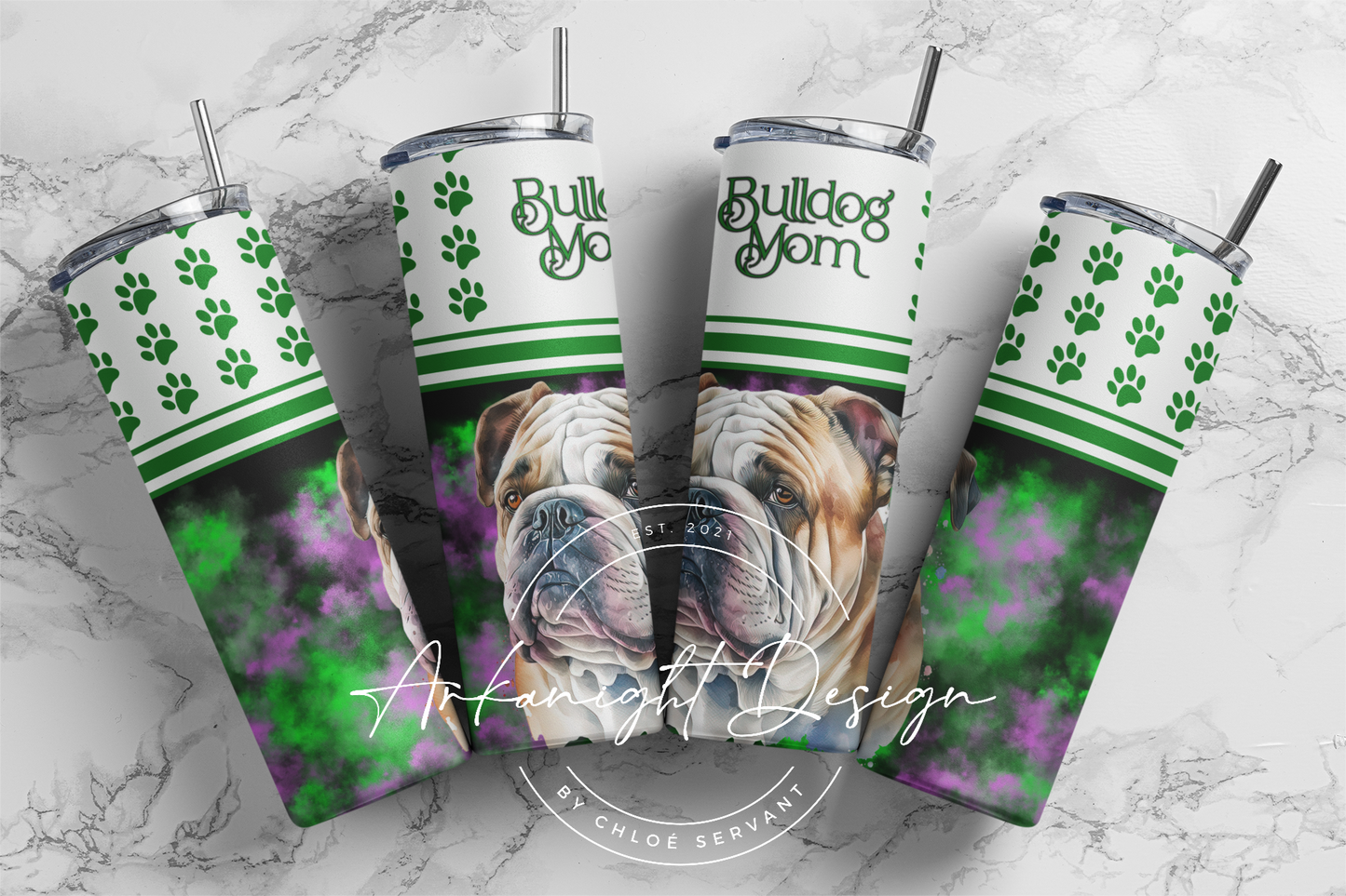 Gourde - Bulldog Mom