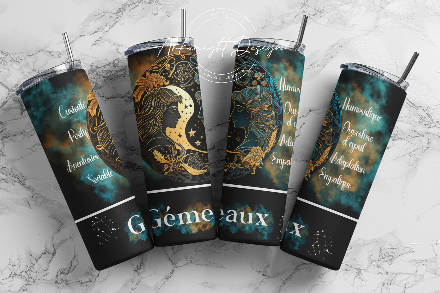 Gourde - Gémeaux - Français - Noir