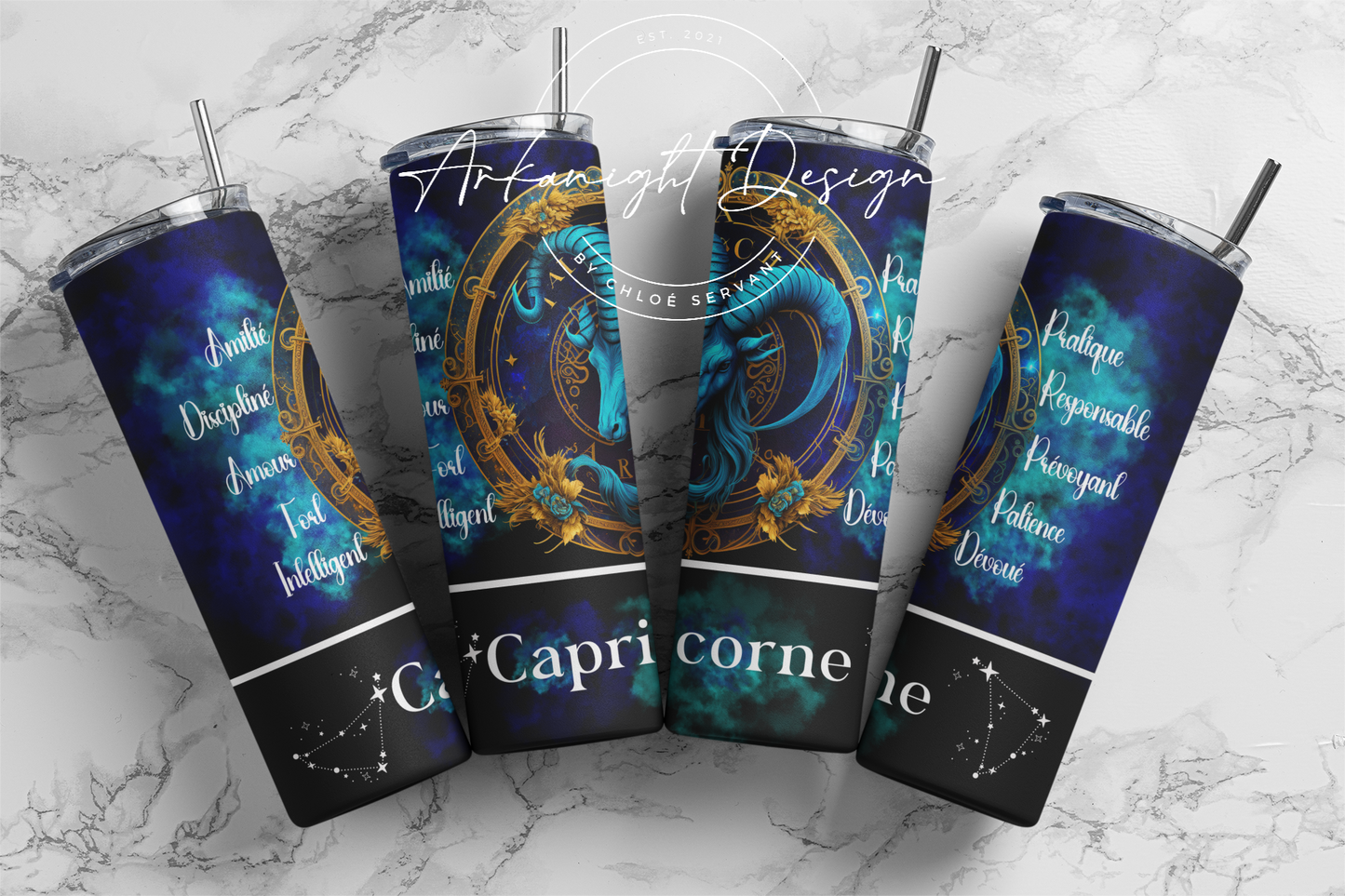 Gourde - Capricorne - Français - Noir