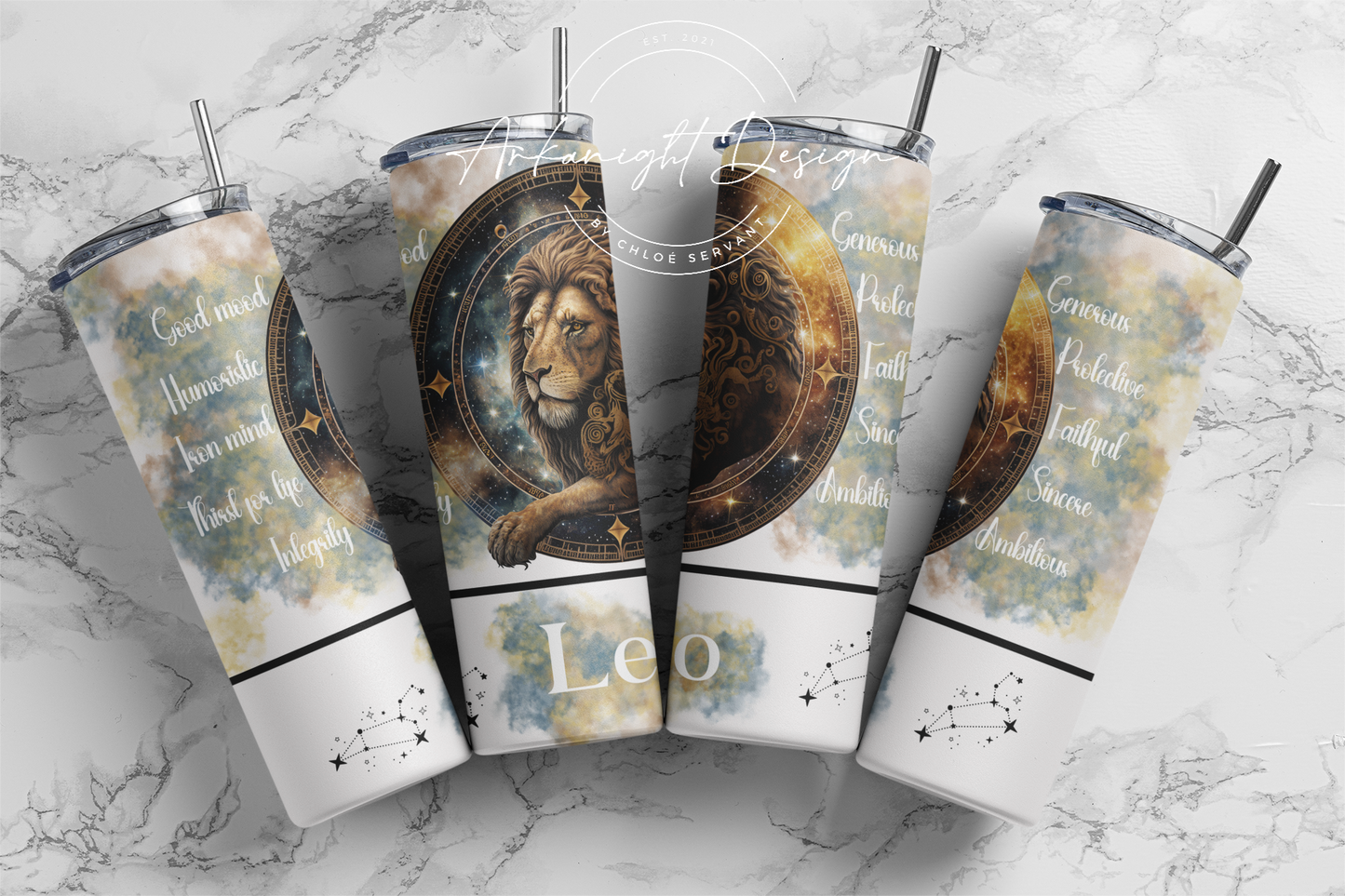 Gourde - Leo - English - White