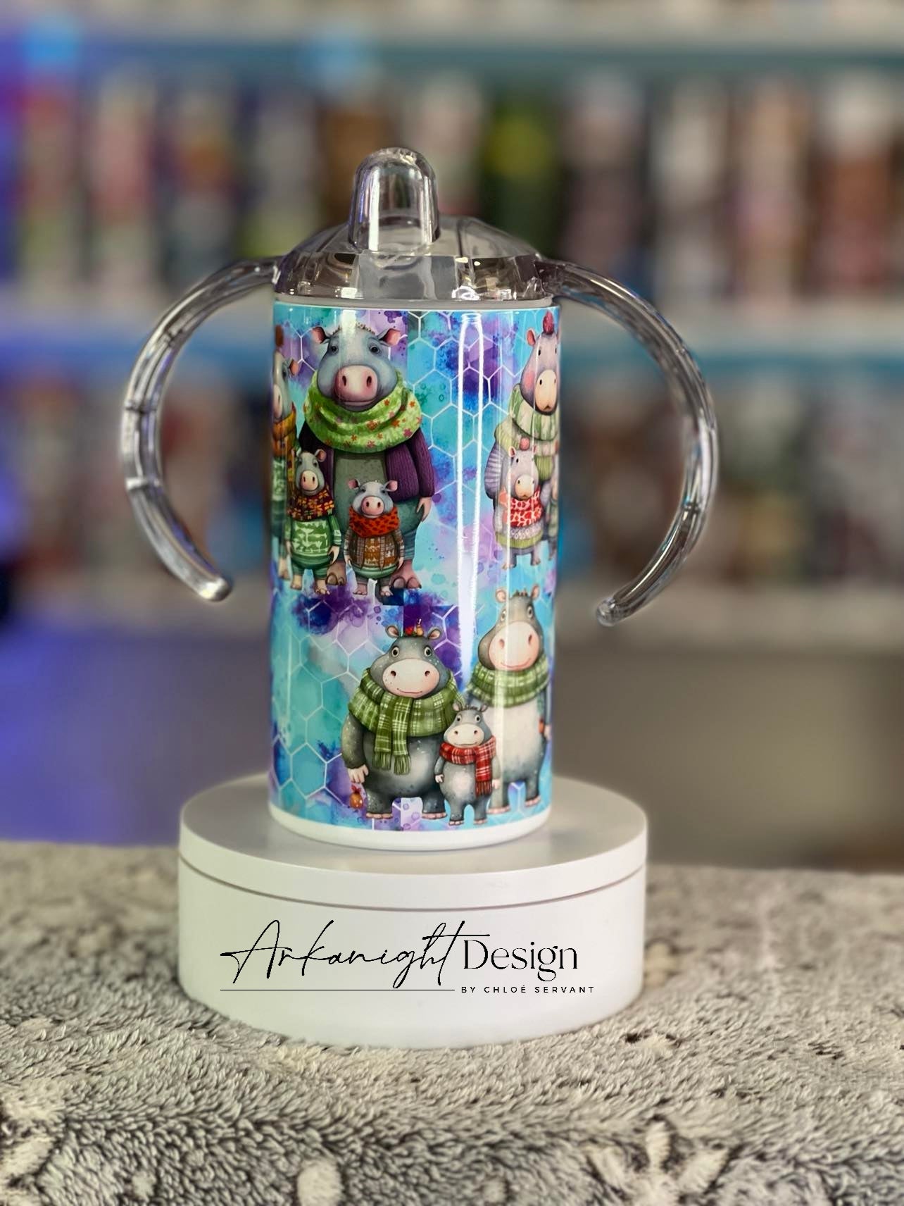 Gourde - Biberon Évolutif - Winter Hippo