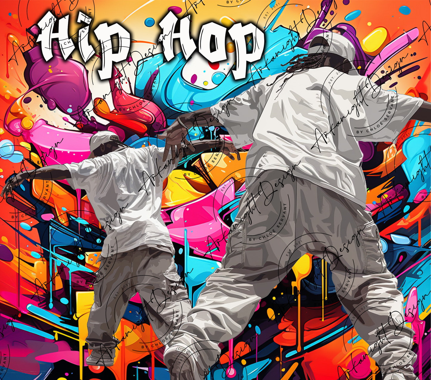 Numérique - Hip Hop - Homme noir