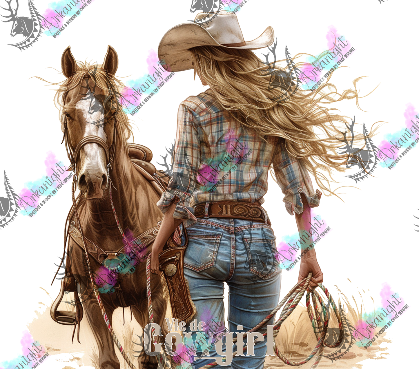 Numérique - Vie de Cowgirl - Blonde