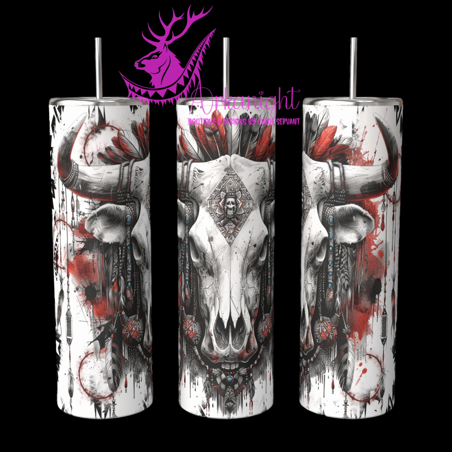 Gourde sur commande - Red Aztec Bramabull