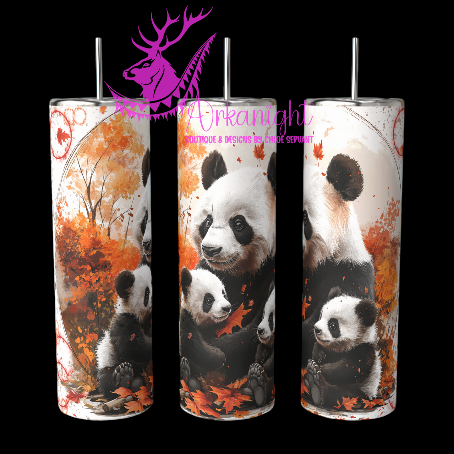 Gourde sur commande - Autumn 2024 - Collection Autumn at the Zoo - Panda
