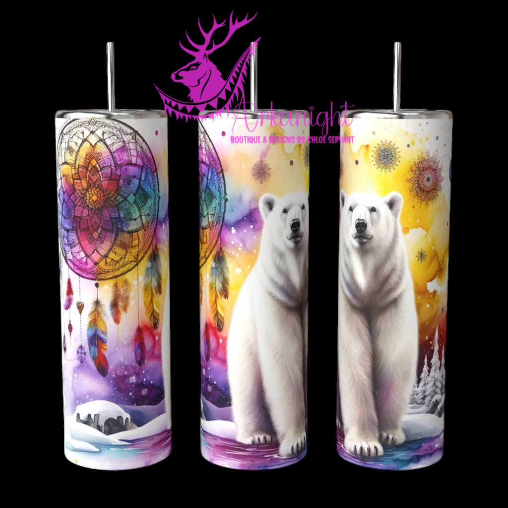 Gourde sur commande - Collection Hiver 2024 - Artic Polar Bear - 03