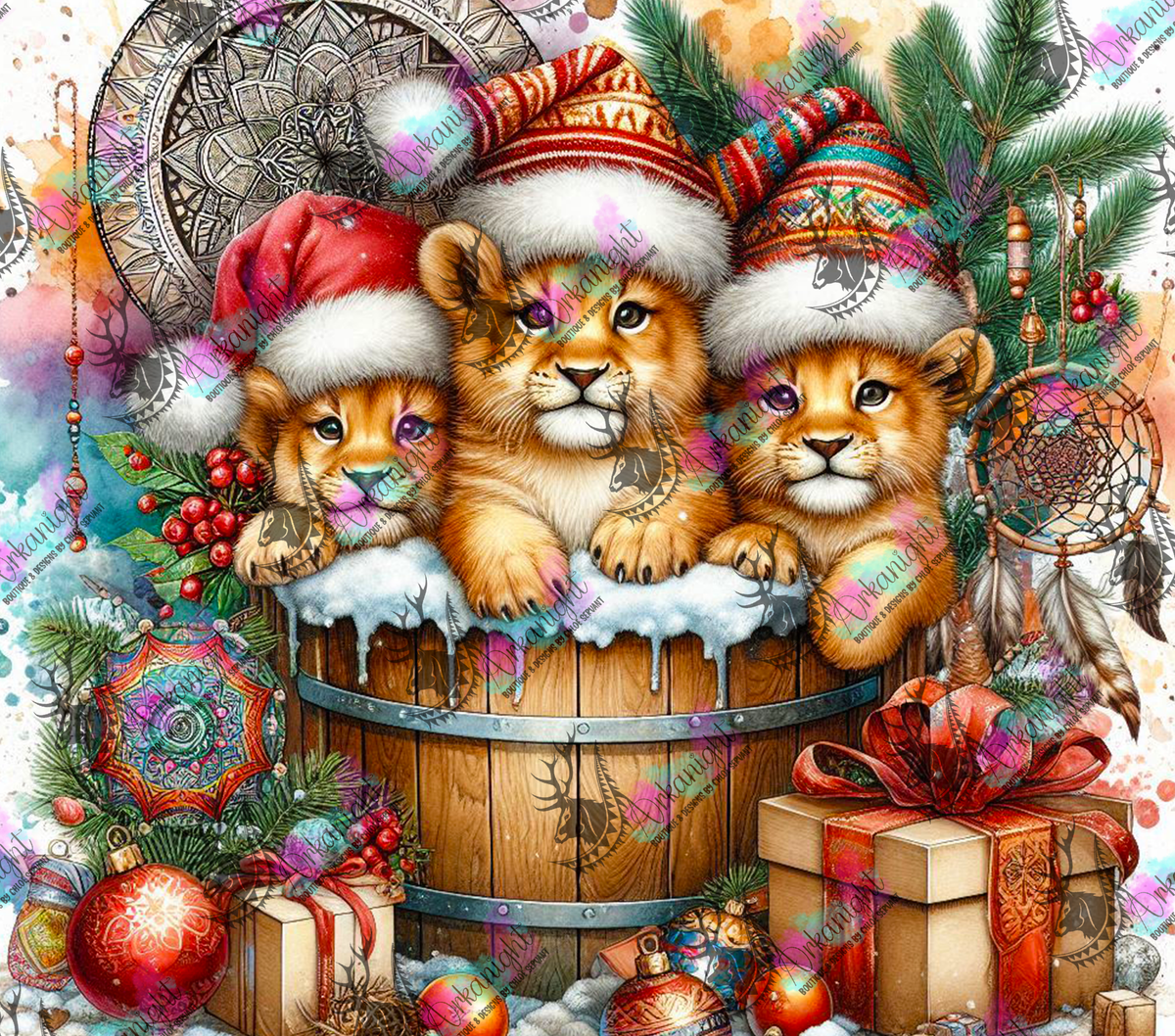 Numérique - Collection Hiver 2024 - Animals into the barrel - Lion