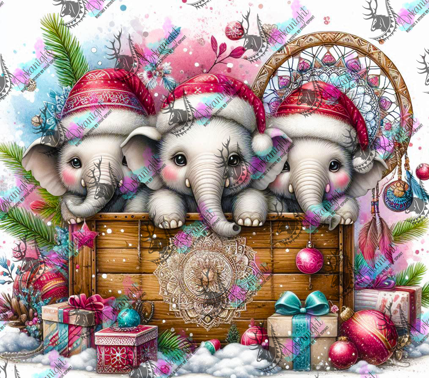 Numérique - Collection Hiver 2024 - Animals into the barrel - Elephant