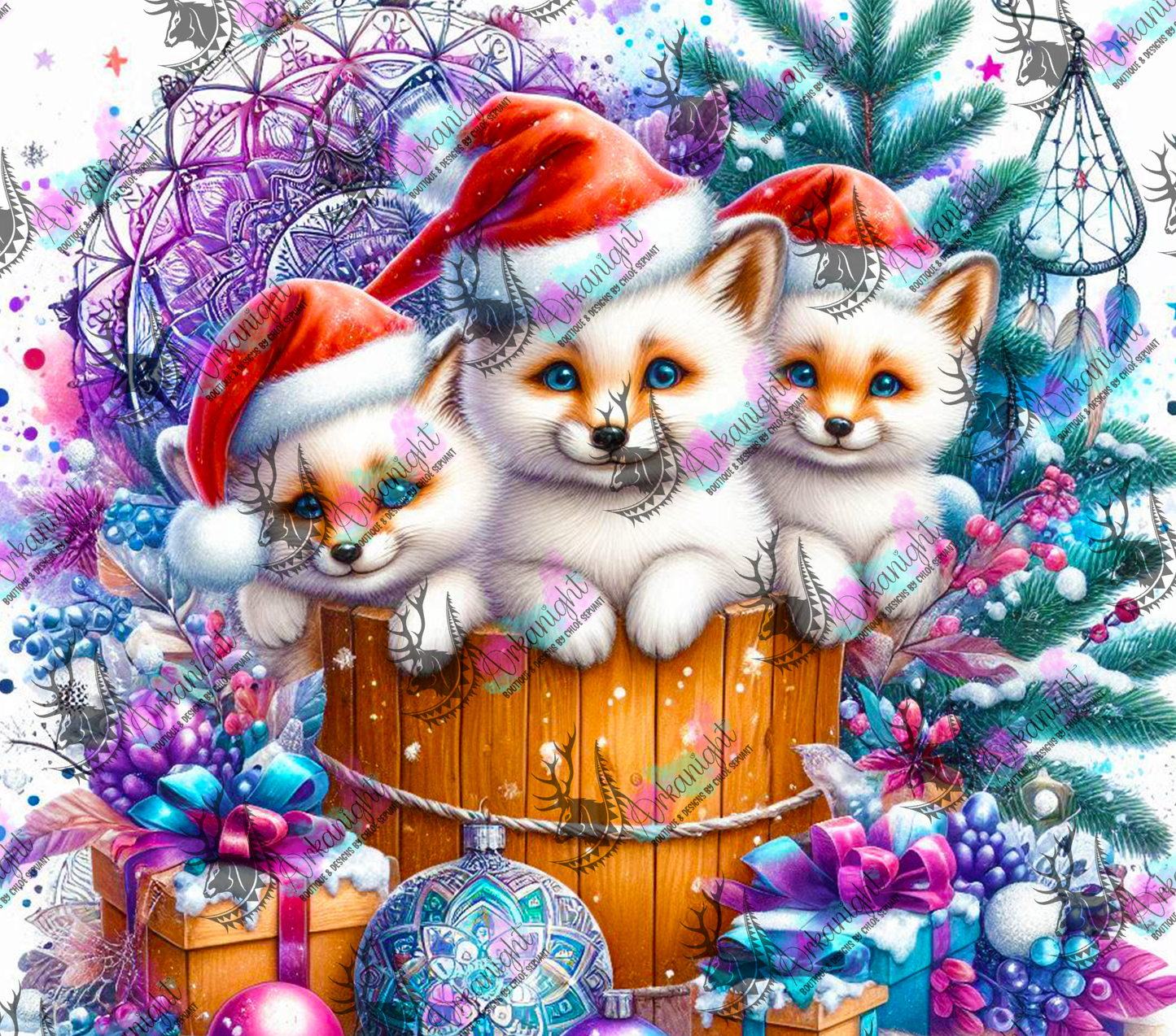 Numérique - Collection Hiver 2024 - Animals into the barrel - White Fox