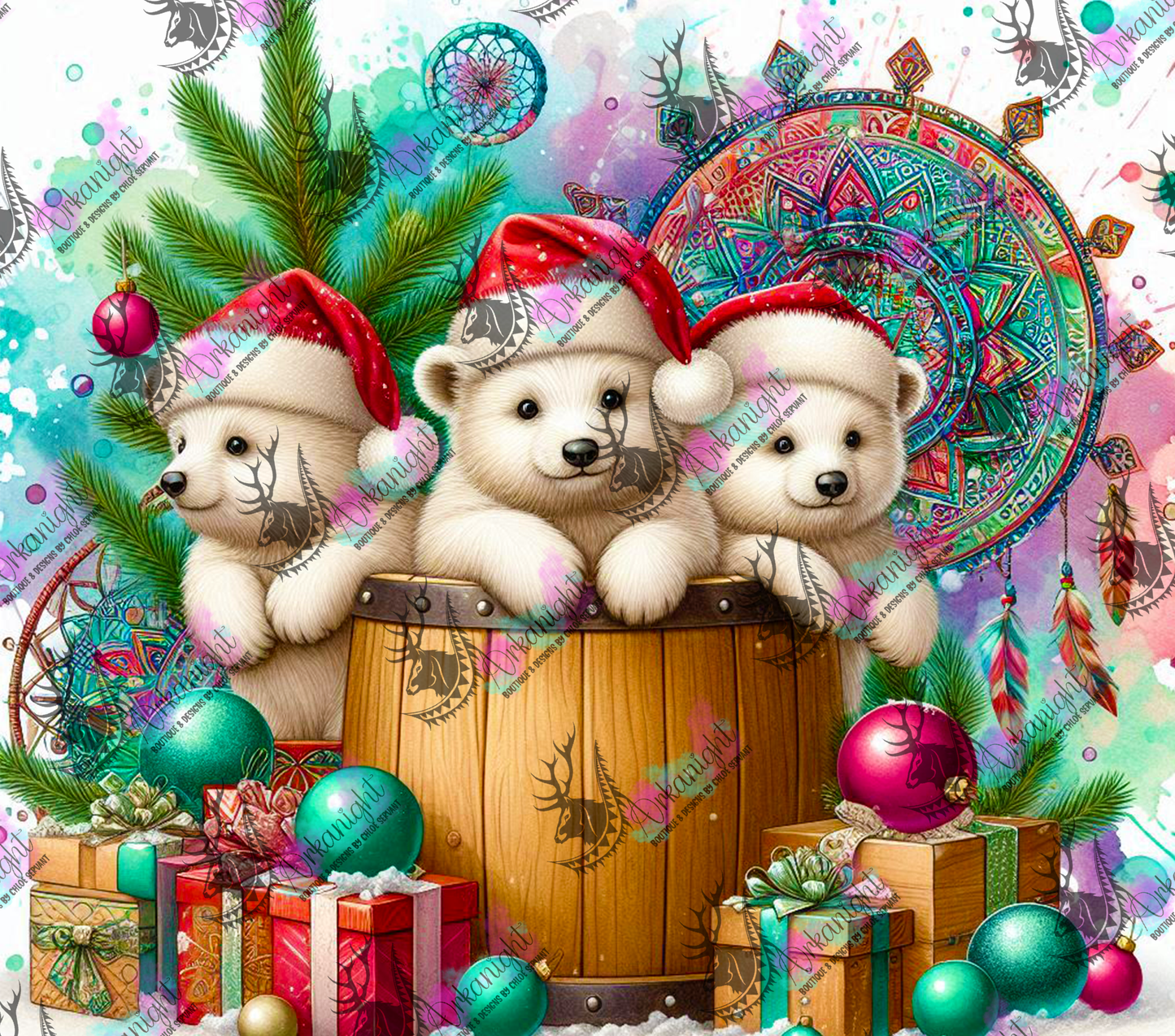 Numérique - Collection Hiver 2024 - Animals into the barrel - Polar Bear