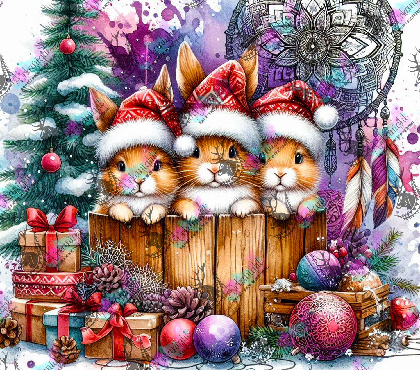 Numérique - Collection Hiver 2024 - Animals into the barrel - Rabbit