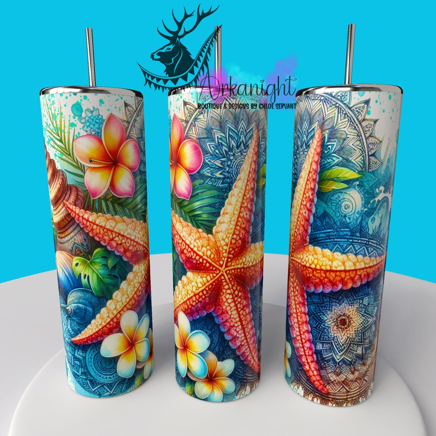 Gourde sur commande - Collection de la mer - StarFish - 03