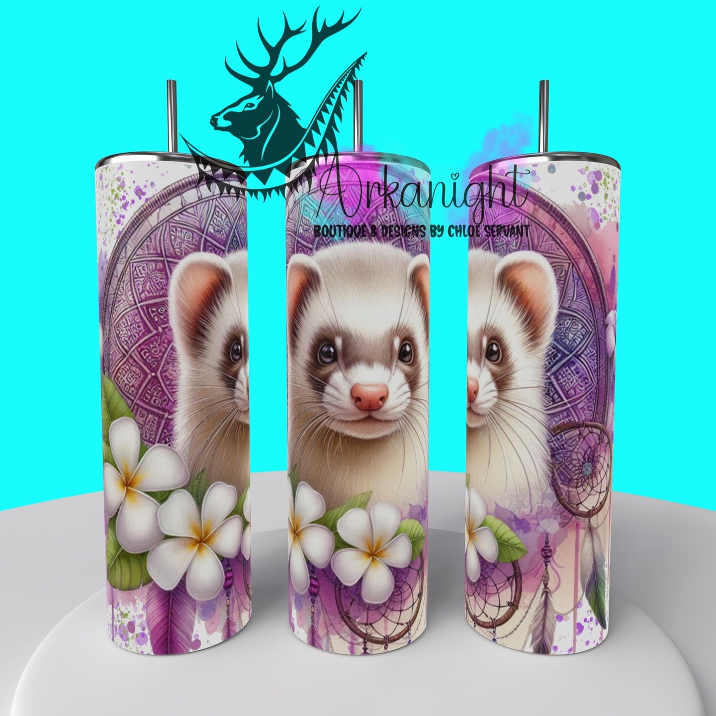 Gourde sur commande - Mandalas Furret