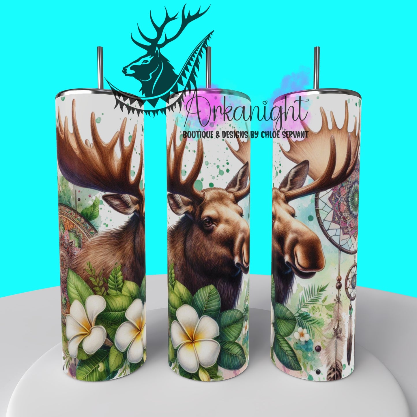 Gourde sur commande - Mandalas Moose