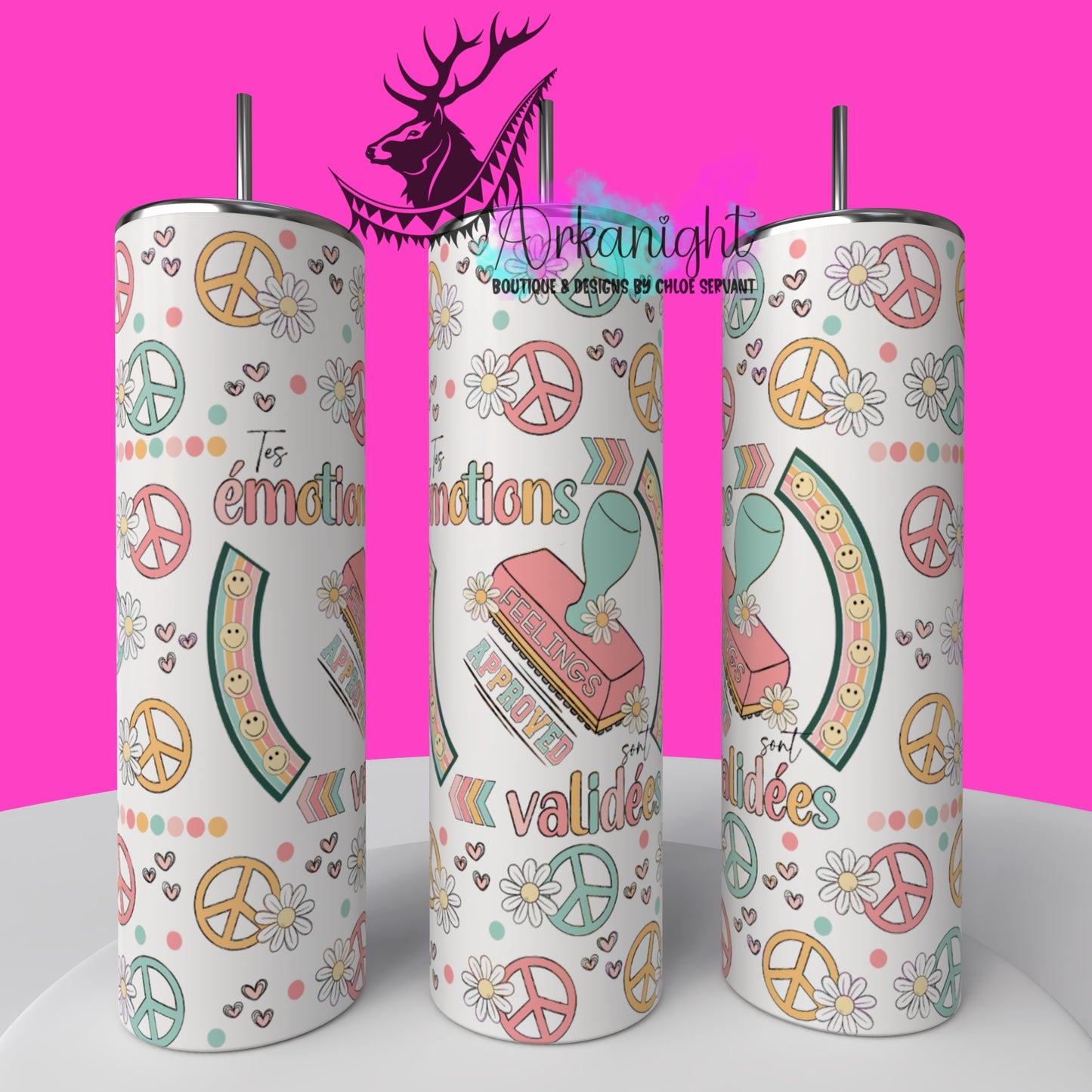 Gourde sur commande - Tes émotions sont validées