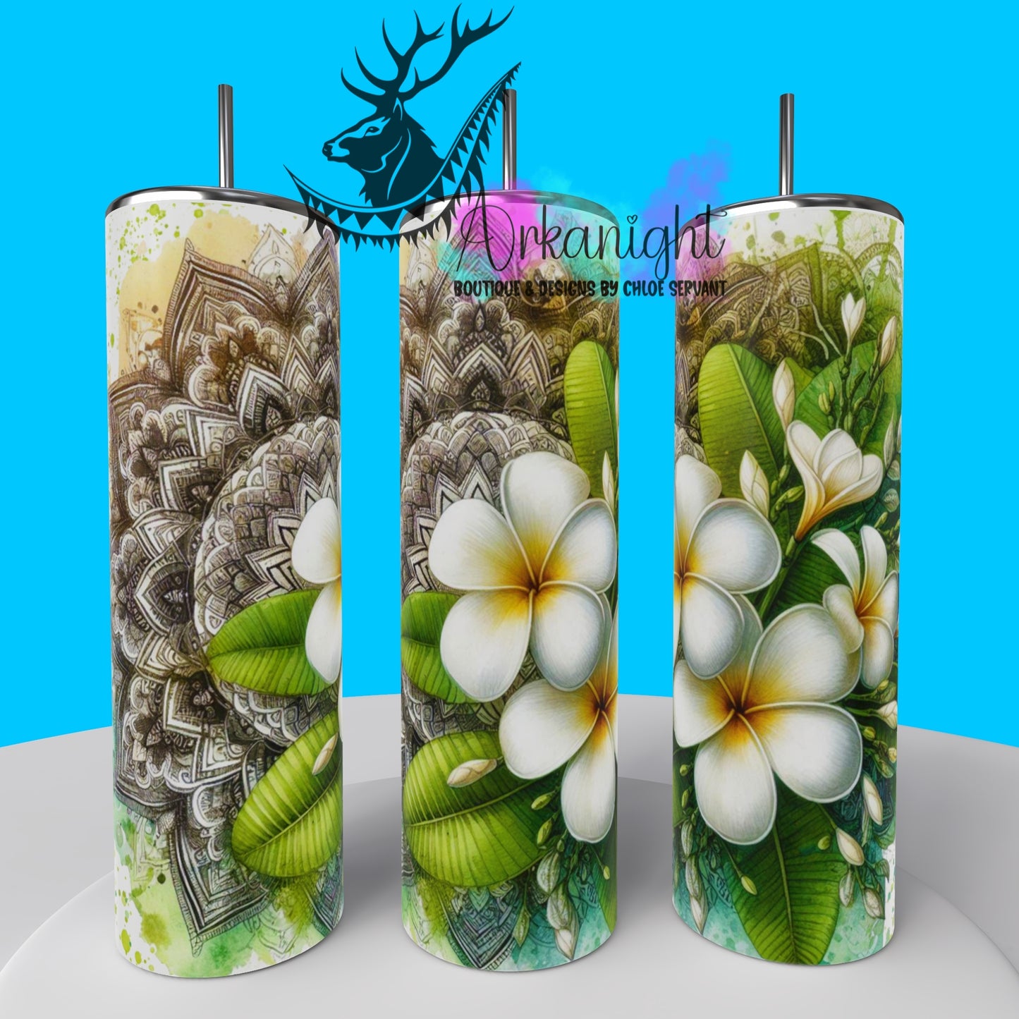 Gourde sur commande - Collection Mandalas Vintage - 01