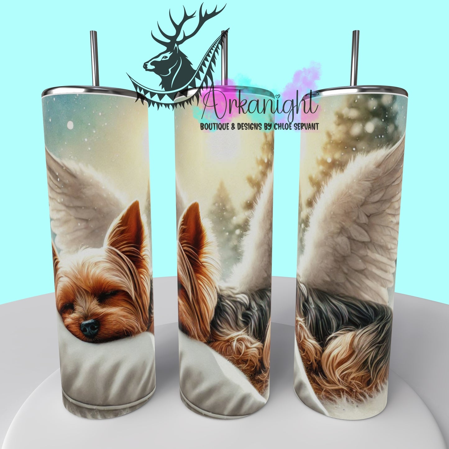 Gourde sur commande - Collection Mémoire Chien - Yorkshire