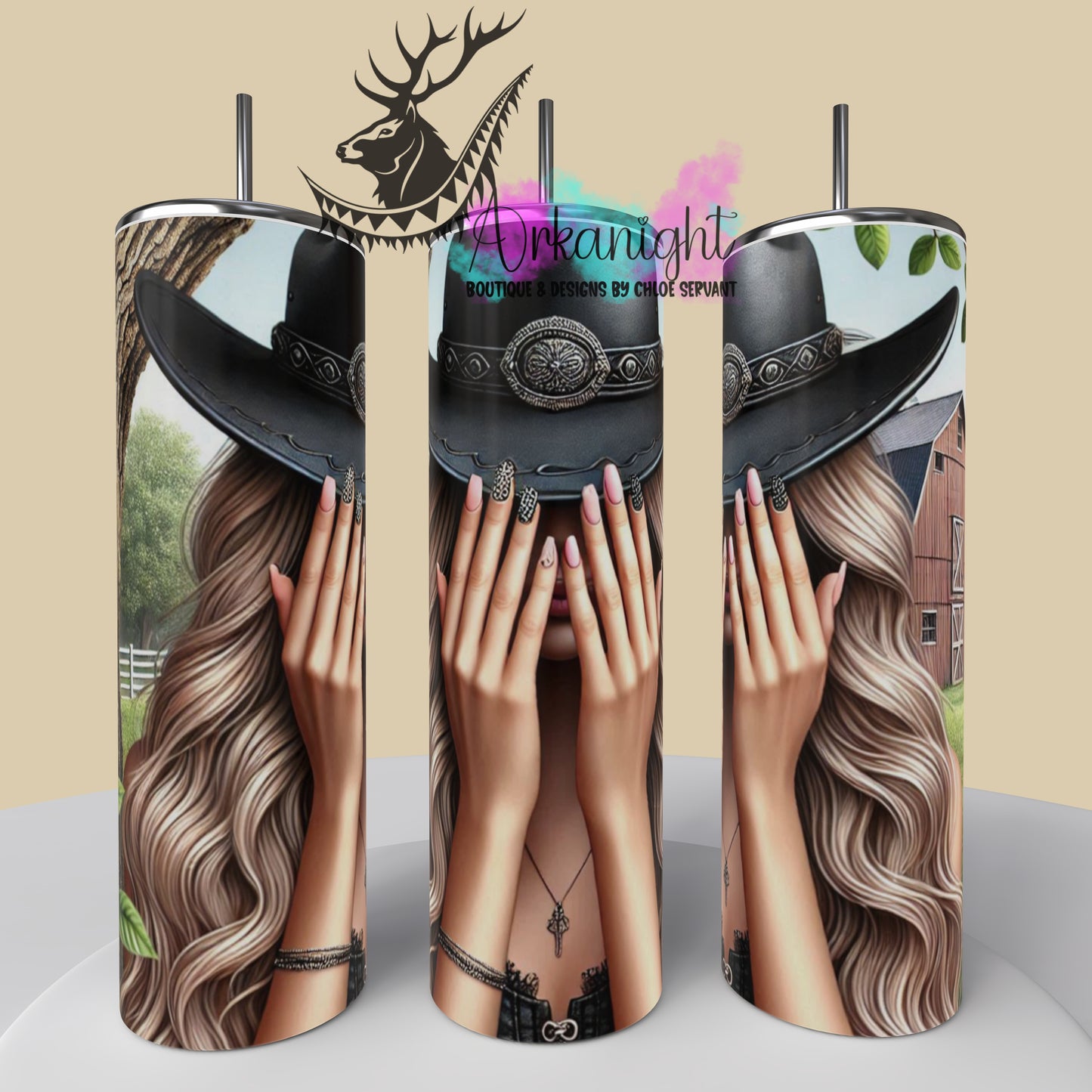 Gourde sur commande - Collection Western 2025 - Cowgirl Blonde - 02