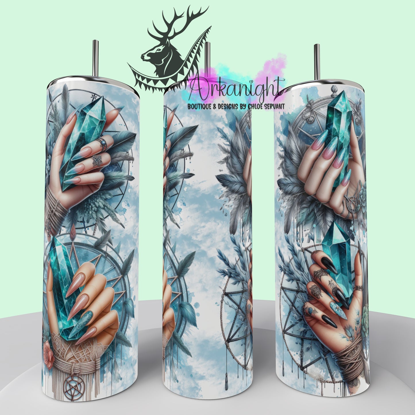 Gourde sur commande - Collection Crystal 2025 - Aquamarine