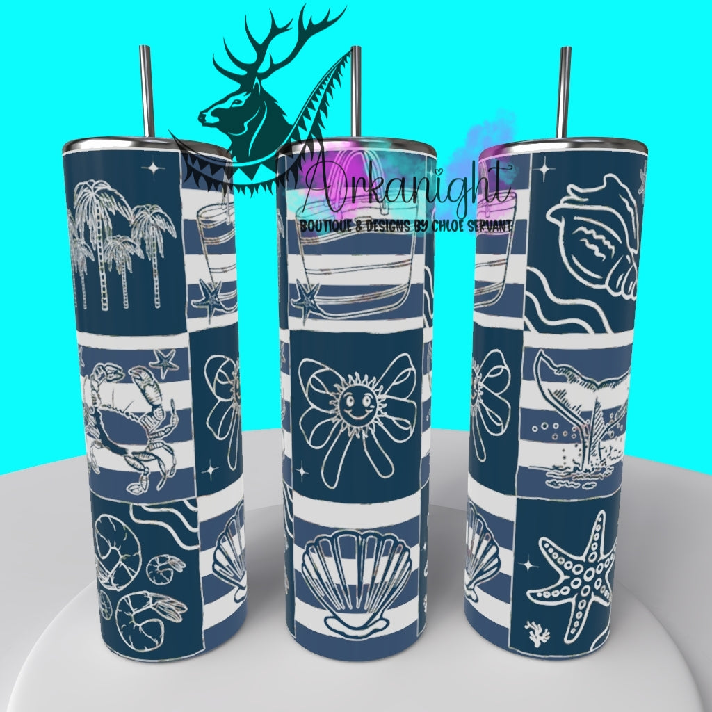 Gourde sur commande - Collection Été - De la Mer - 03