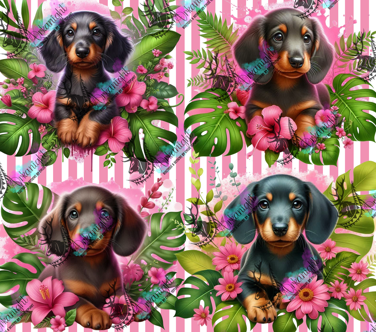 Numérique - Collection Monstera & Chiot 2025 - Teckel