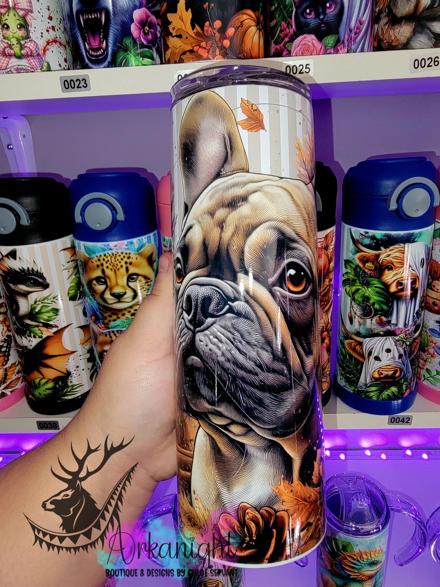 Gourde sur commande - Collection Automne 2025 - Frenchie Tan