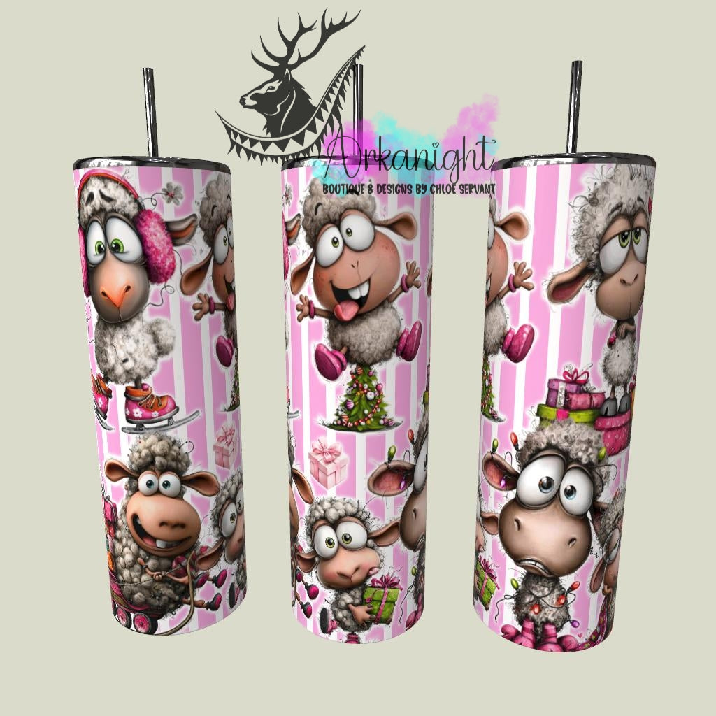 Gourde sur commande - Collection Hiver & Noël 2025 Vintage - Mouton Fou