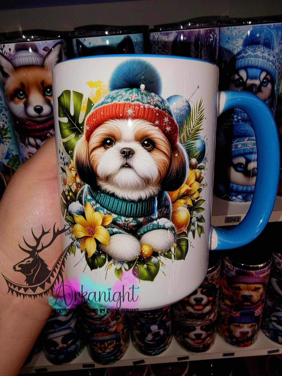 Tasse en céramique sur commande - Collection Hiver 2025 - Shih Tzu
