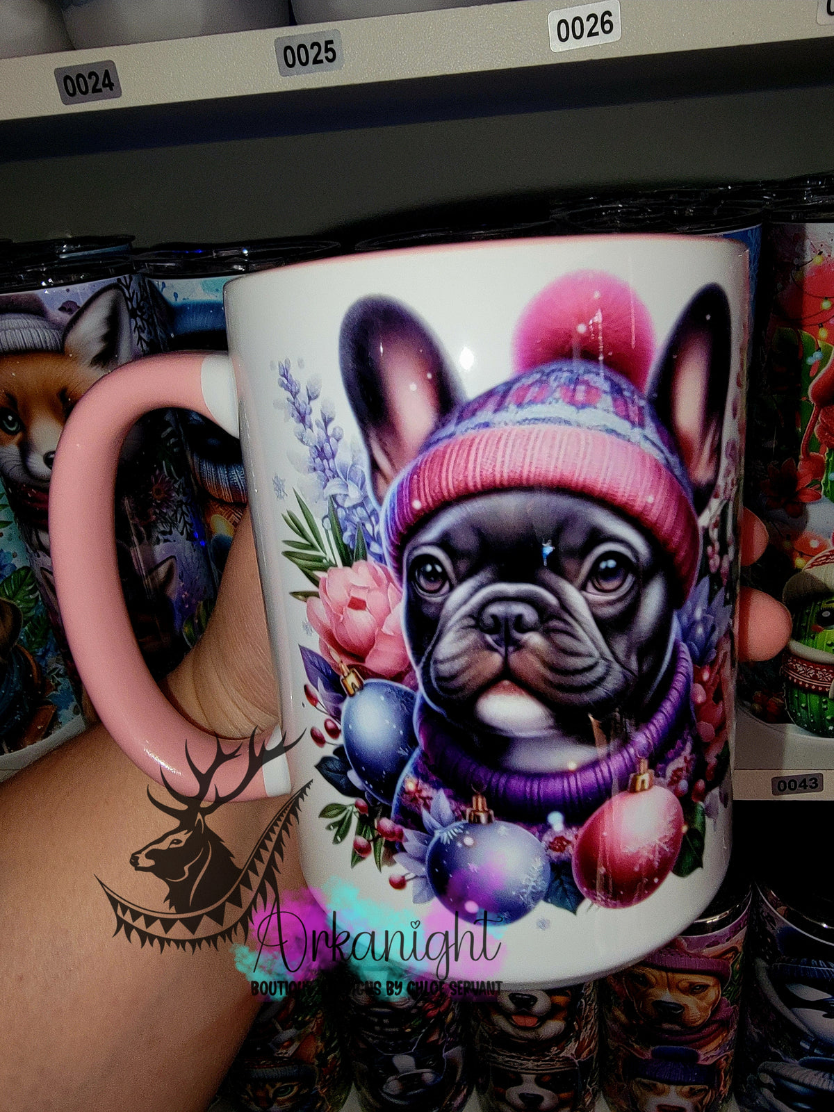 Tasse en céramique sur commande - Collection Hiver 2025 - Bouledogue Français