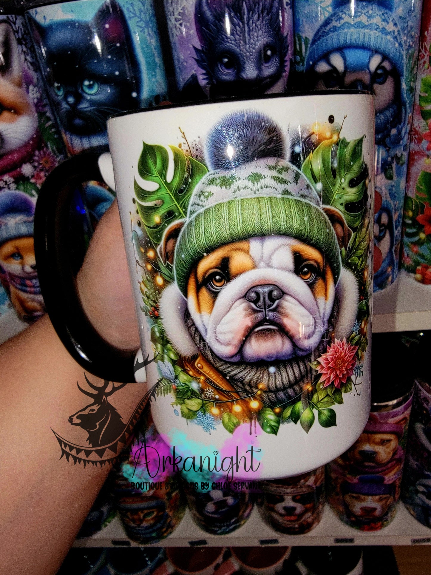 Tasse en céramique sur commande - Collection Hiver 2025 - Bulldog Anglais