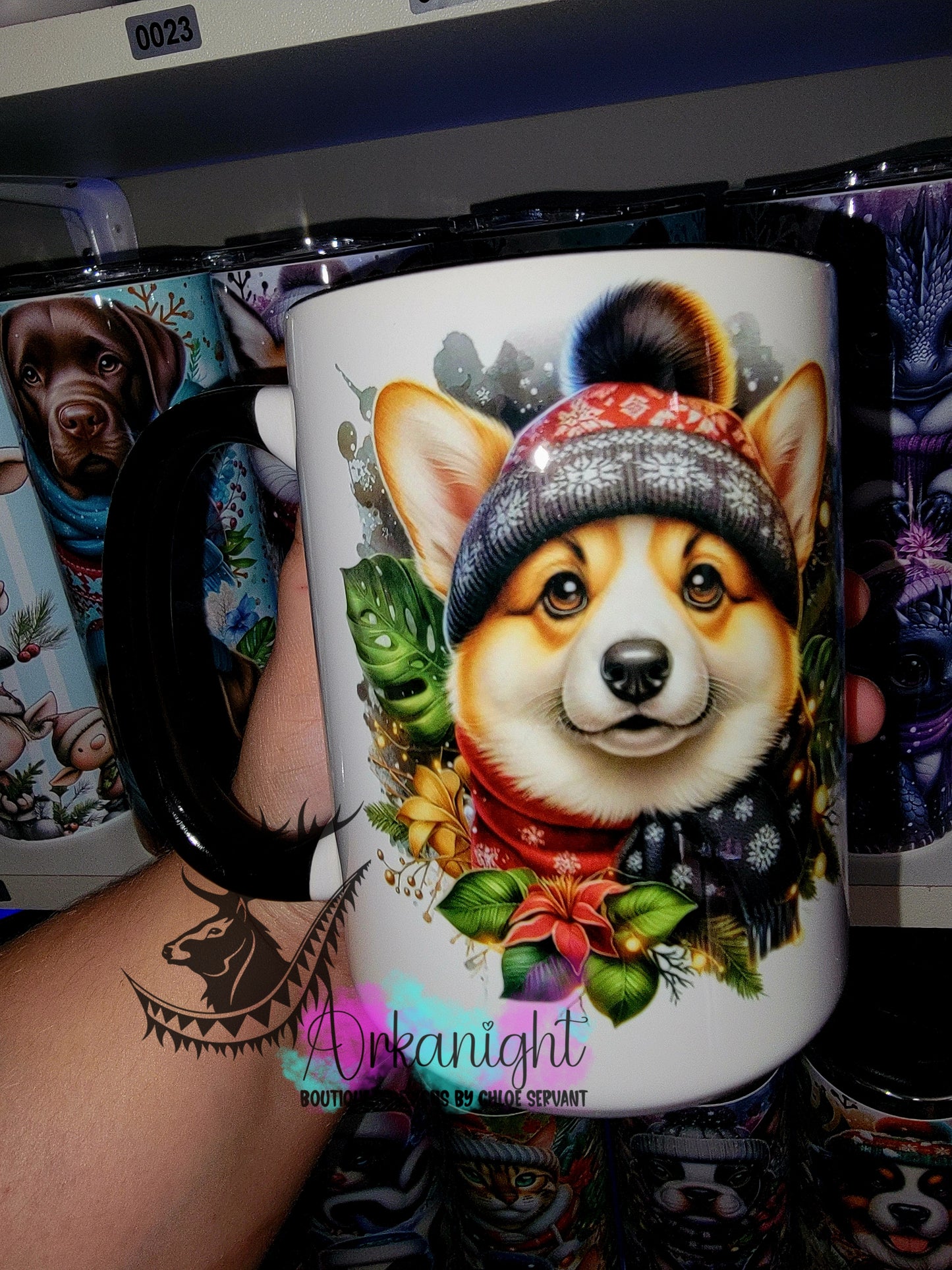 Tasse en céramique sur commande - Collection Hiver 2025 - Corgi