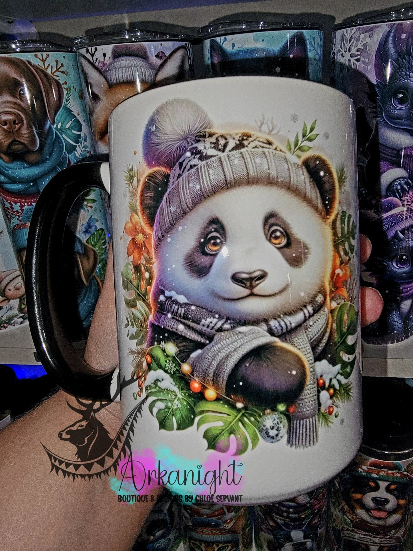 Tasse en céramique sur commande - Collection Hiver 2025 - Panda
