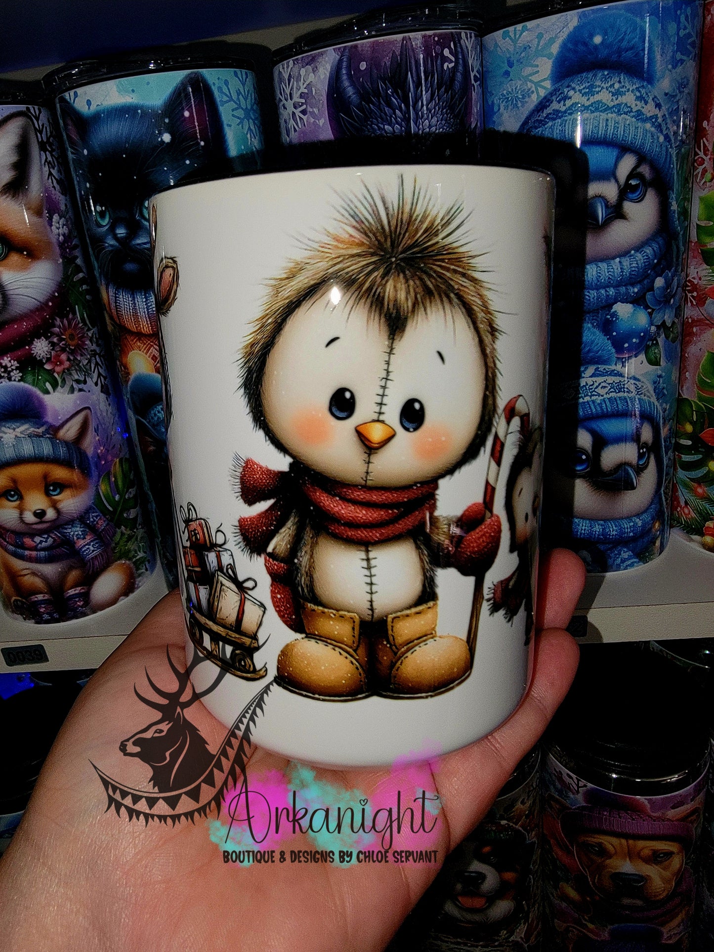 Tasse en céramique sur commande - Collection Hiver 2025 - Animaux Vintages