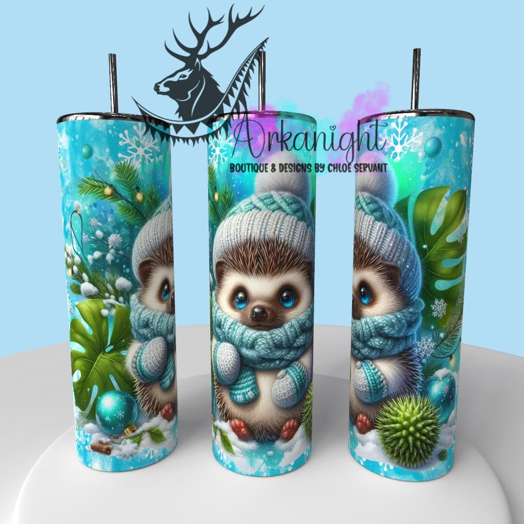 Gourde sur commande - Collection Hiver & Animals 2025 - Hérisson 2.0