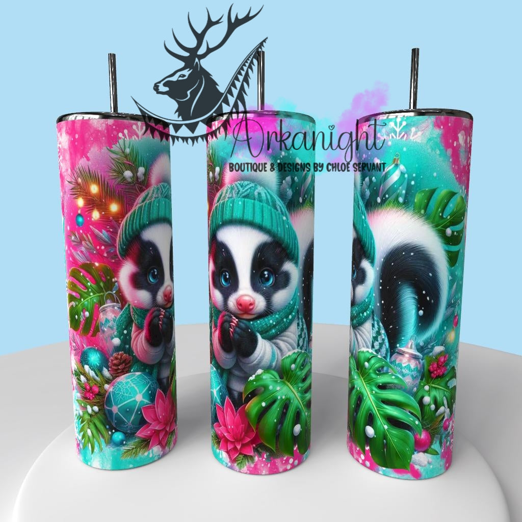 Gourde sur commande - Collection Hiver & Animals 2025 - Moufette 2.0