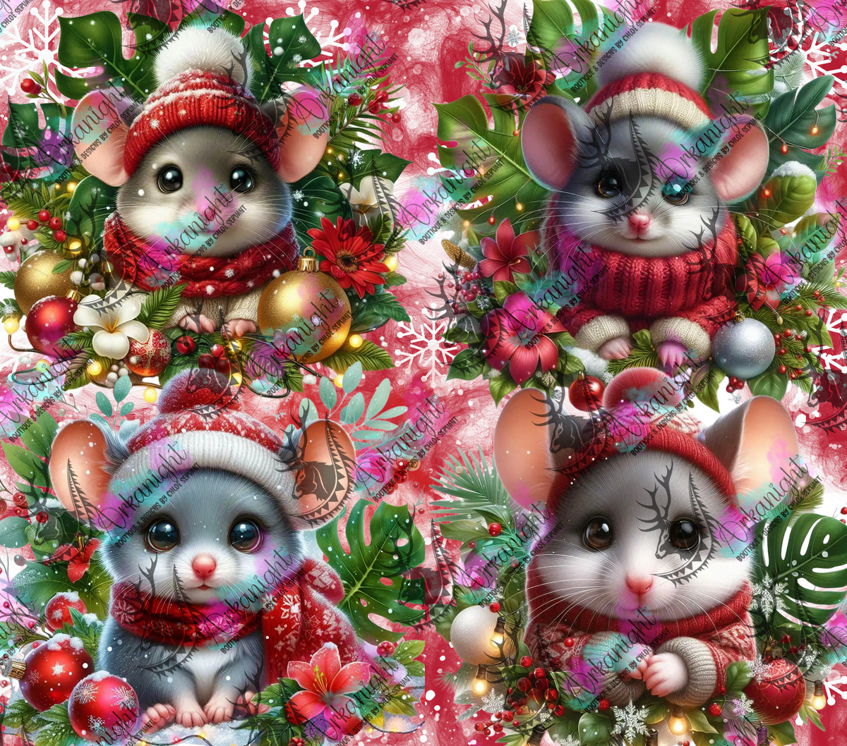 Numérique - Collection Hiver & Animals 2025 - Souris