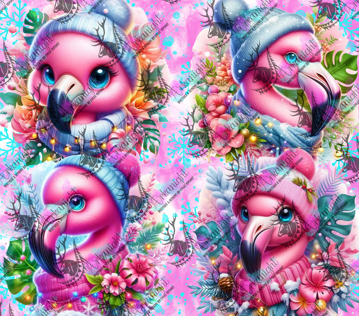 Numérique - Collection Hiver & Animals 2025 - Flamant Rose