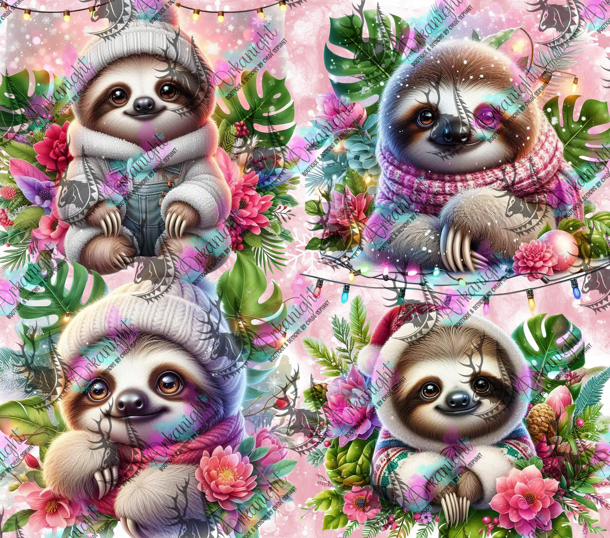 Numérique - Collection Hiver & Animals 2025 - Sloth