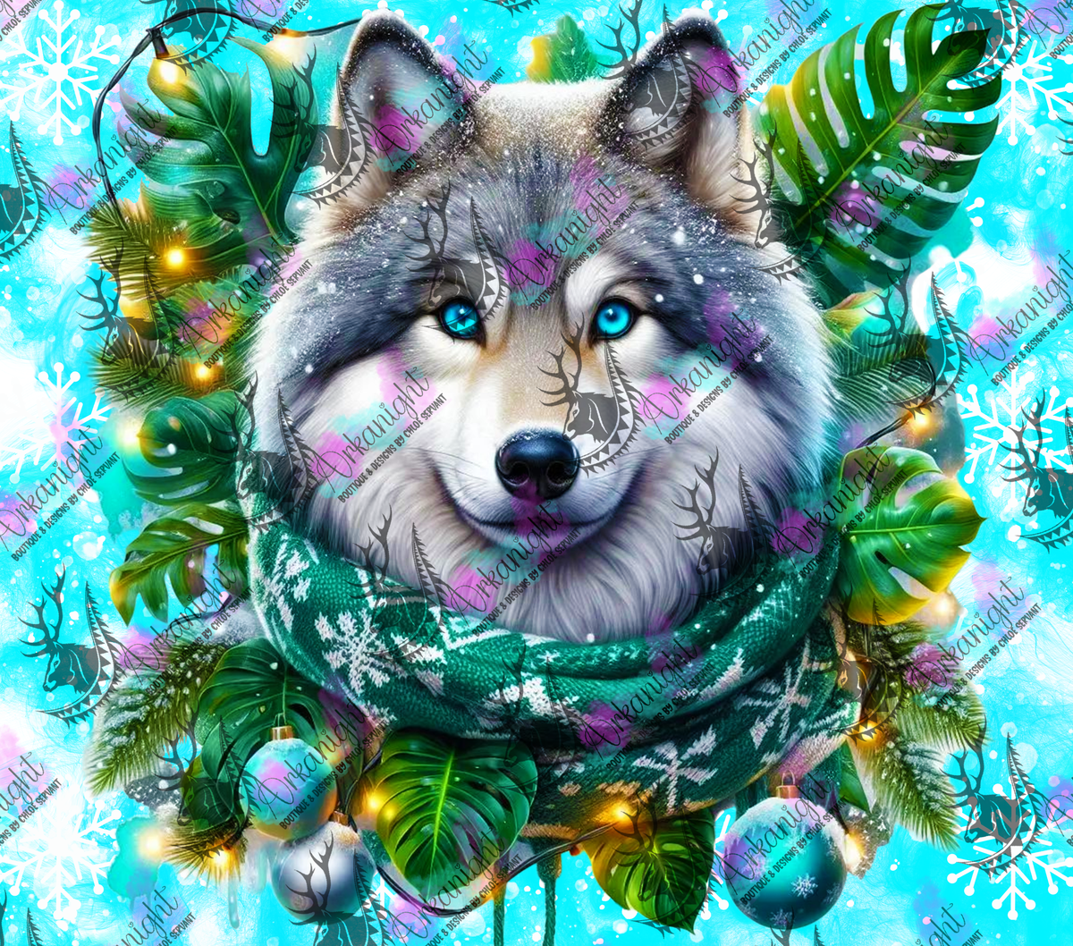 Numérique - Collection Hiver & Animals 2025 - Loup Gris
