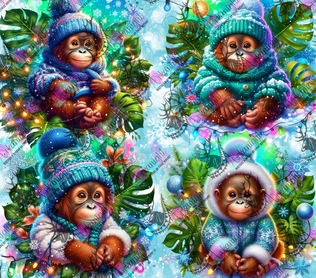 Numérique - Collection Hiver & Animals 2025 - Ourang Outang