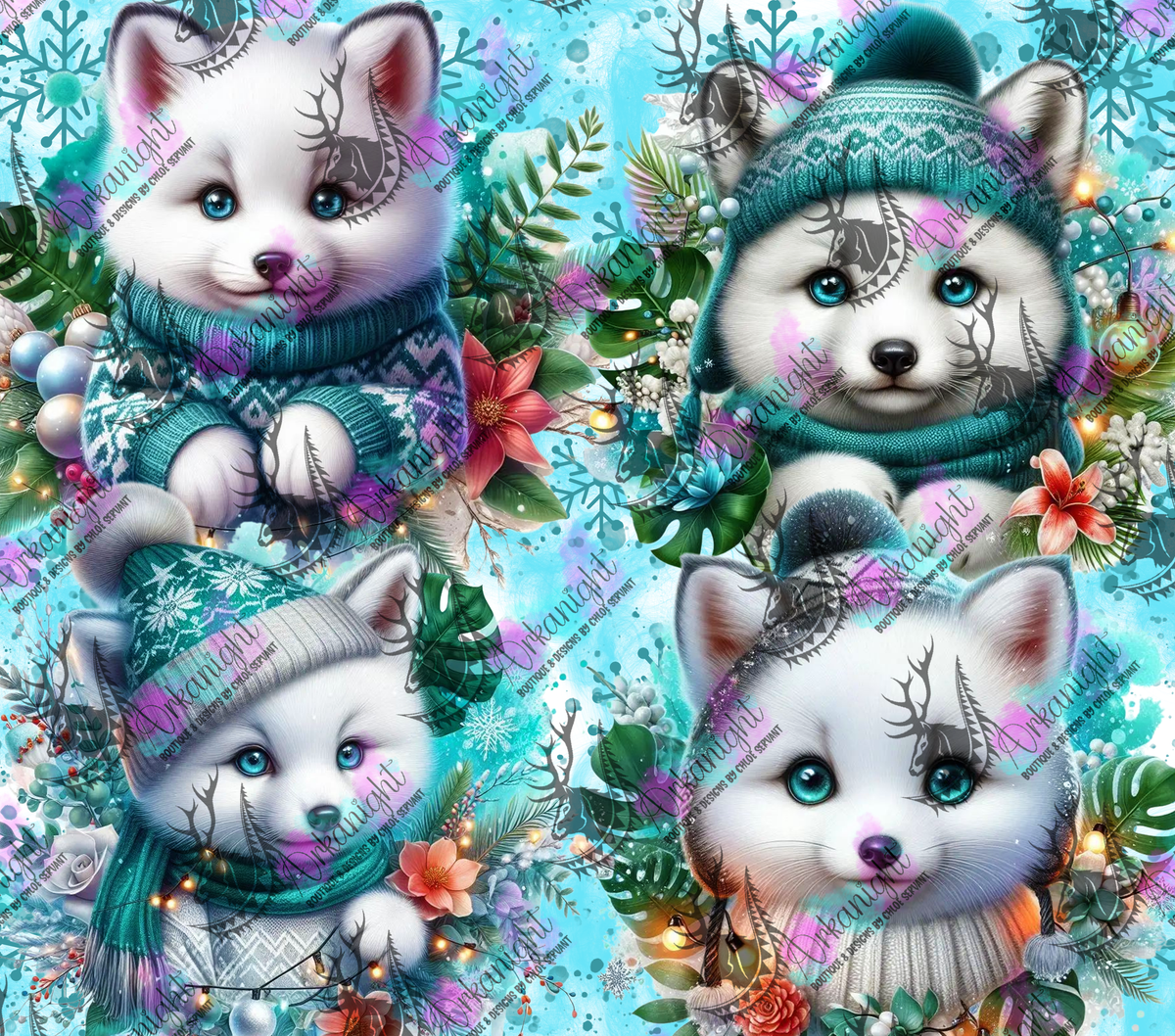 Numérique - Collection Hiver & Animals 2025 - Renard Blanc
