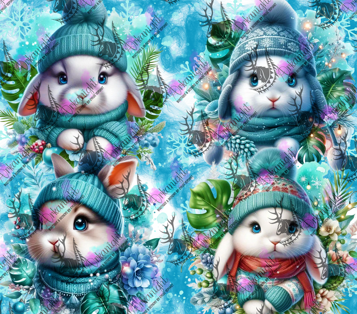 Numérique - Collection Hiver & Animals 2025 - Lapin Blanc