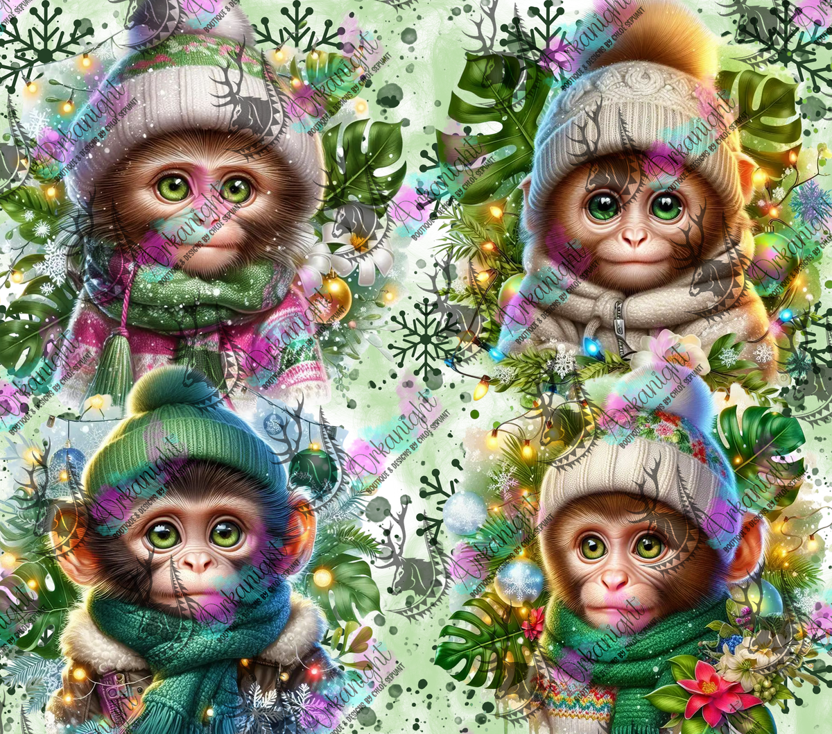 Numérique - Collection Hiver & Animals 2025 - Singe