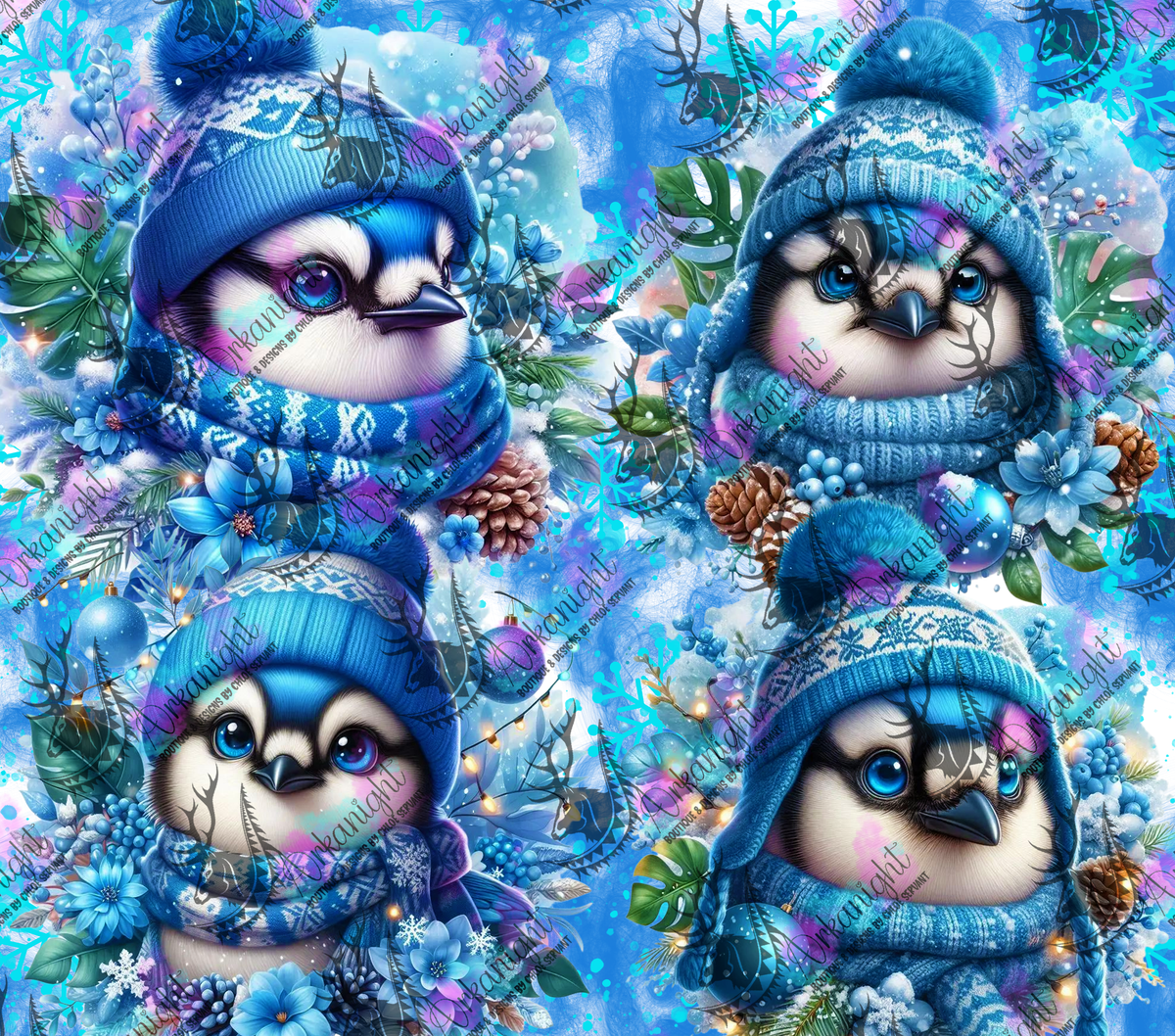 Numérique - Collection Hiver & Animals 2025 - Geai Bleu