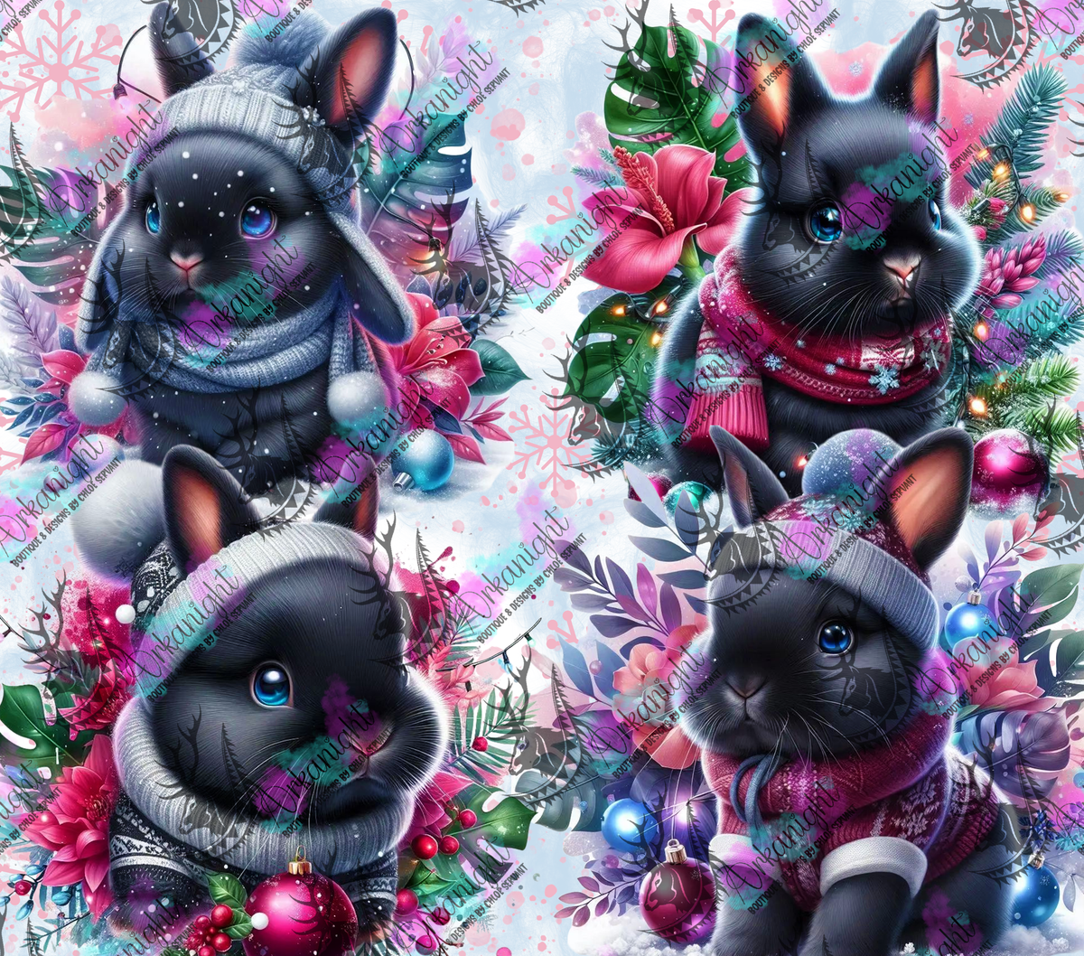 Numérique - Collection Hiver & Animals 2025 - Lapin Noir