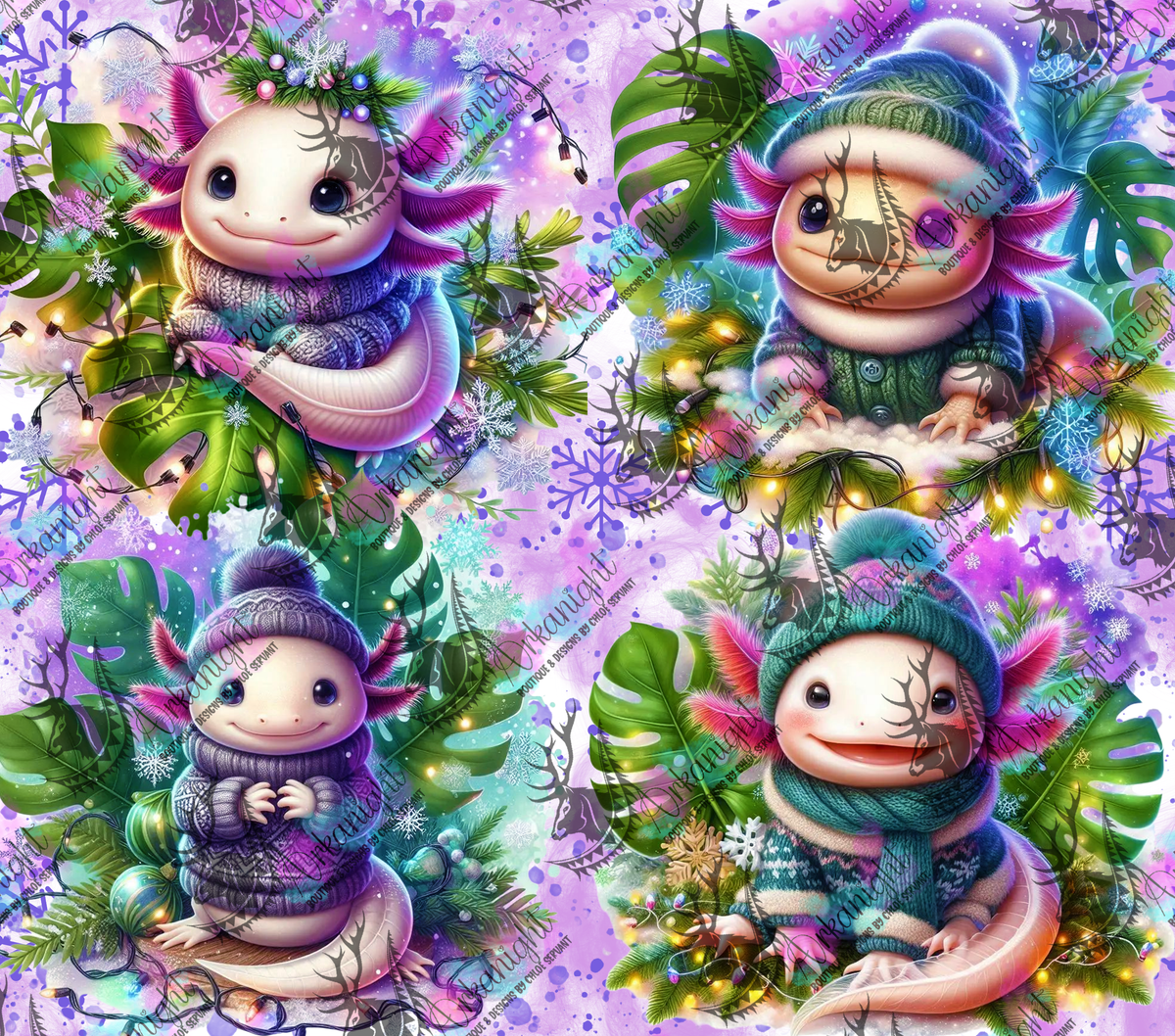 Numérique - Collection Hiver & Animals 2025 - Axolotl