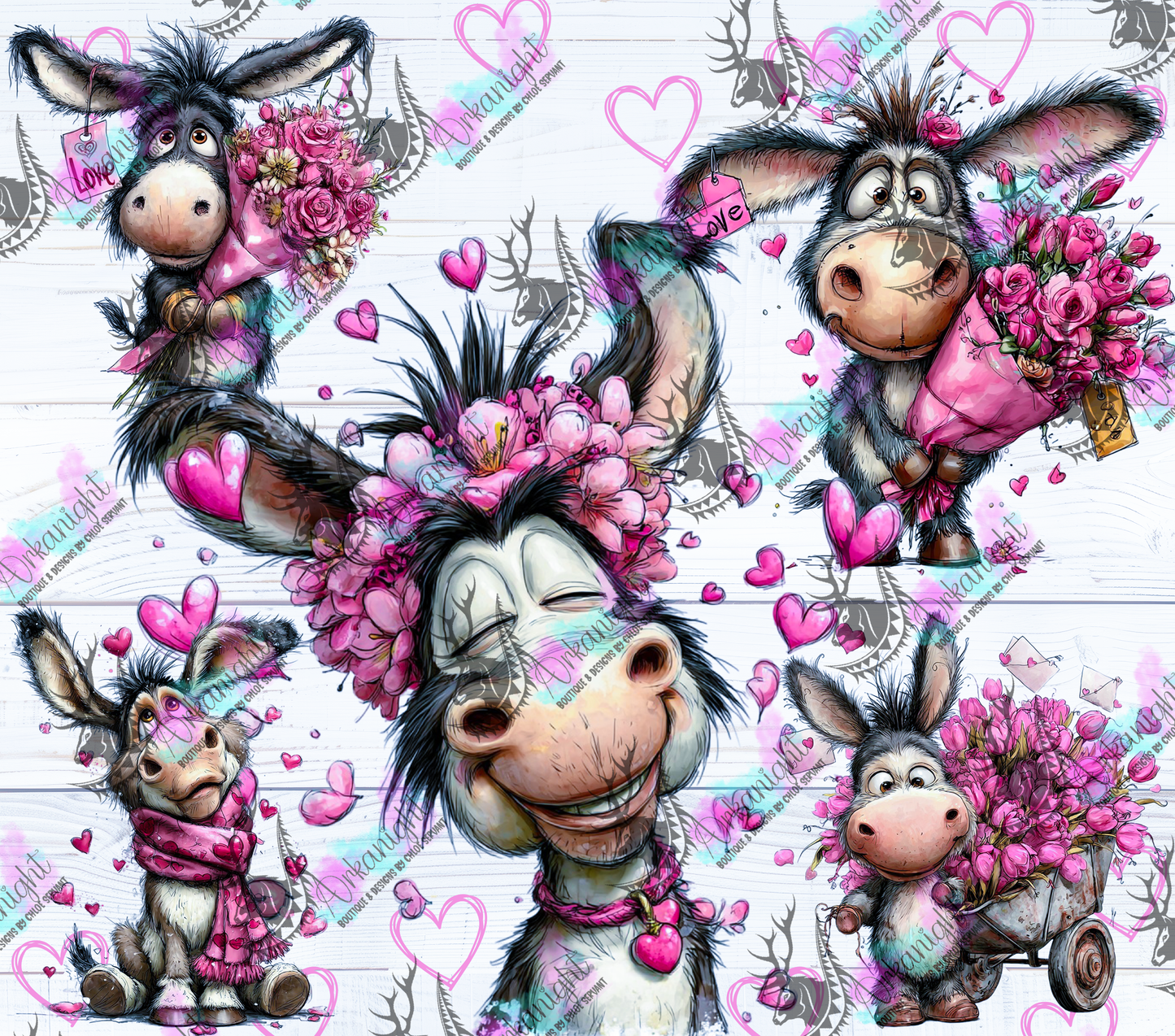 Numérique - Collection Saint-Valentin Vintage 2026 - Pink Donkey