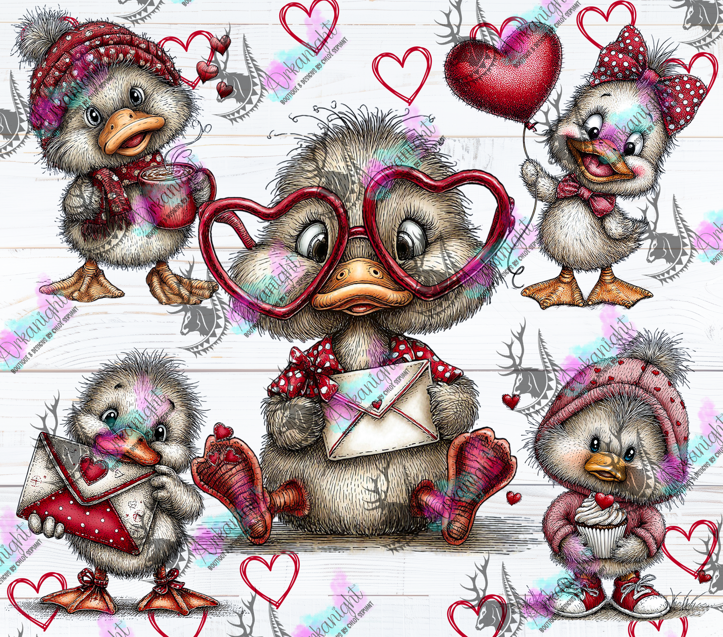 Numérique - Collection Saint-Valentin Vintage 2026 - Red Duck
