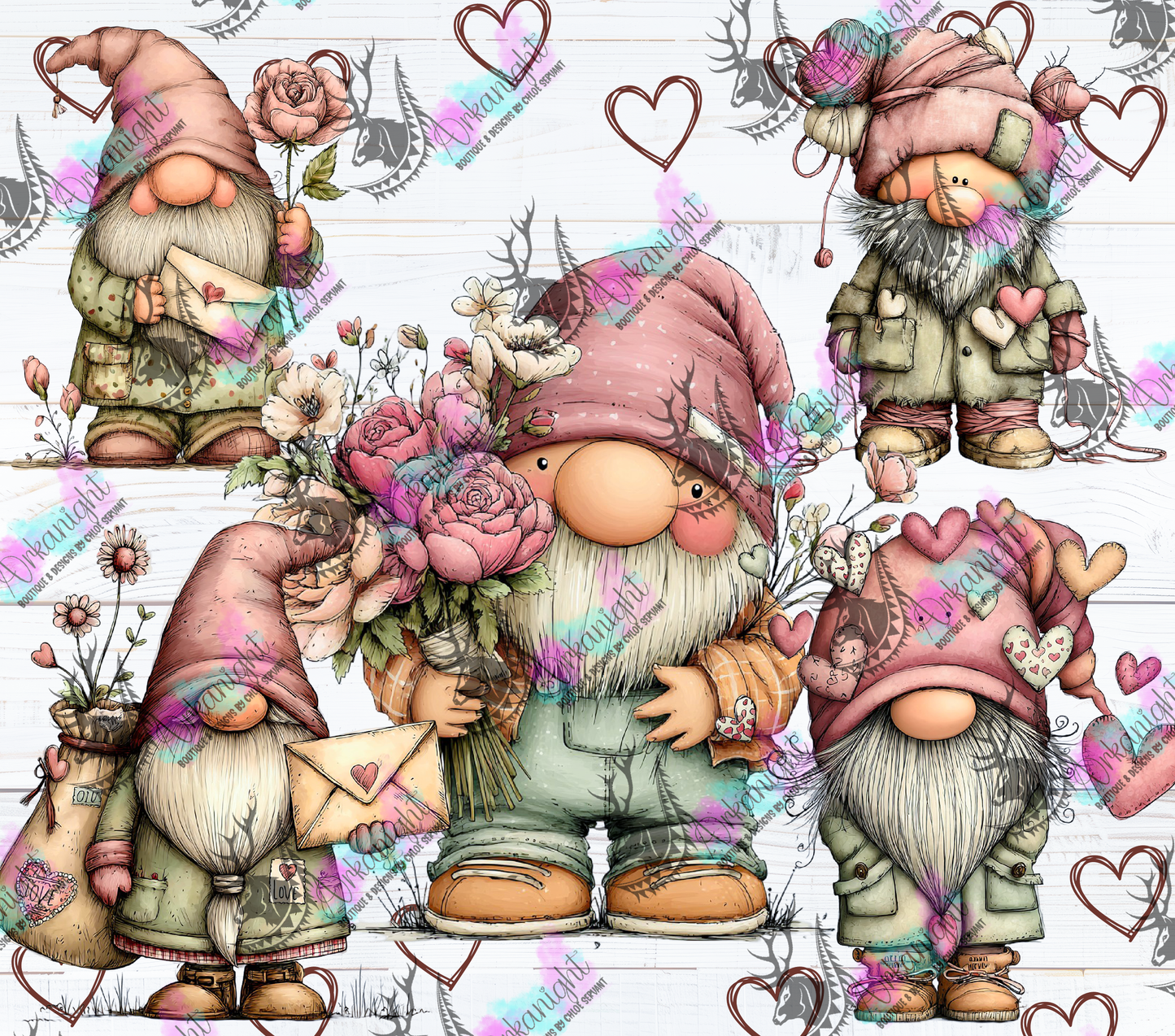 Numérique - Collection Saint-Valentin Vintage 2026 - Gnome in love
