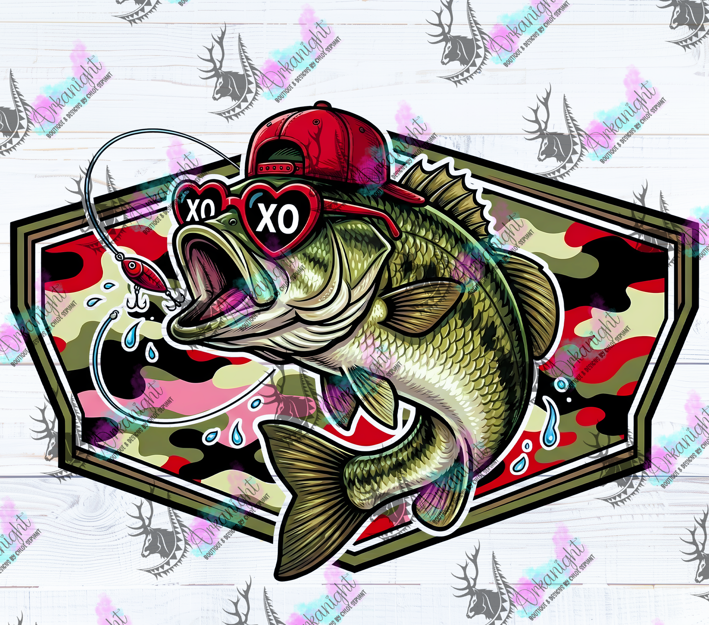 Numérique - Collection Saint-Valentin Vintage 2026 - Camo Pêche